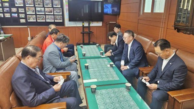 정진완 우리은행장, 남대문시장상인회 찾아…