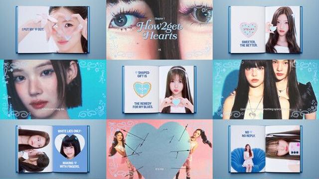 하츠투하츠, 'How2getHearts' 샘플러 공개…'상쾌발랄 하투하♡ 가이드' 