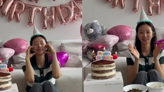이주빈 민낯도 예쁘네…생일파티에 활짝
