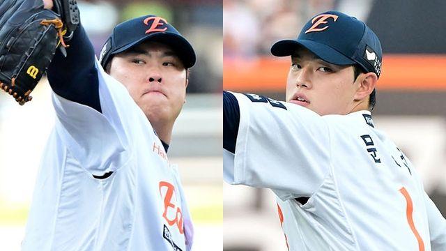 류현진-문동주 'PS 마지막 점검' 하루 밀린다…13일 상무와 맞대결, 우천 연기 [대전 현장]