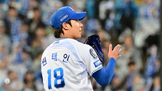 삼성 100% 확률 잡았다! '6⅔이닝 1실점' 원태인 호투 앞세워 SSG 5-3 제압…PO 진출까지 1승 남았다 [준PO3:스코어]