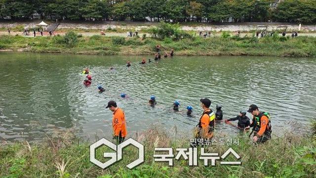 의정부 중랑천 불어난 물에 실종된 중학생 2일째 수색 중