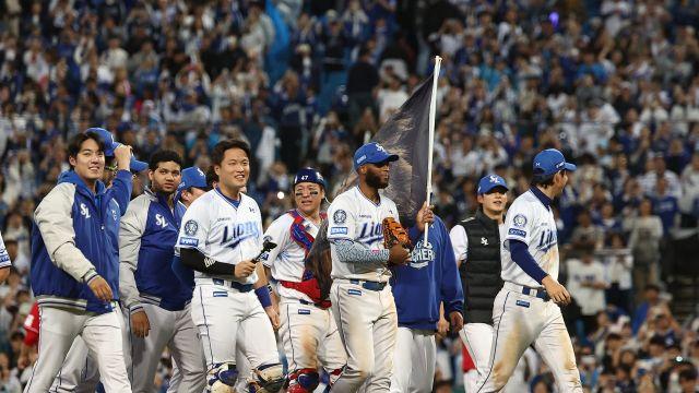사자군단 “독수리 사냥 간다”…삼성, 플레이오프 진출