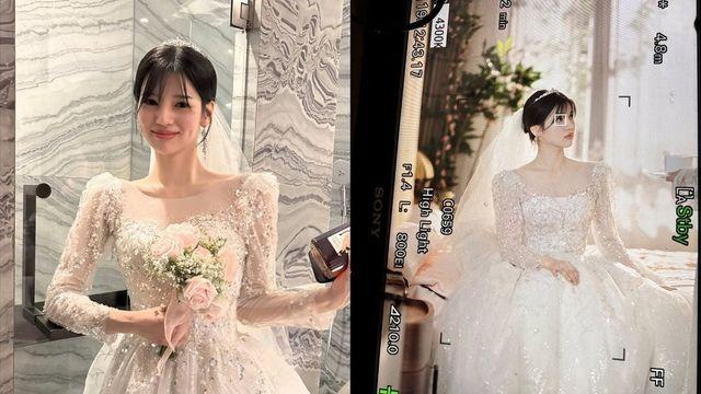 ‘유병재♥’ 안유정, 당장 결혼해도 되겠네…우아한 웨딩드레스 자태 [RE:스타]