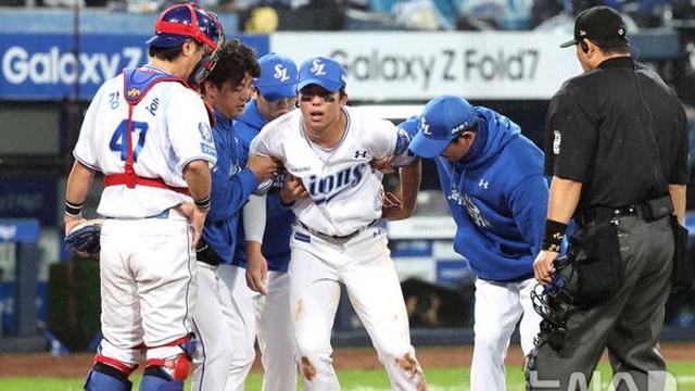 '허리 통증' 삼성 김영웅, 4차전 못 뛴다…