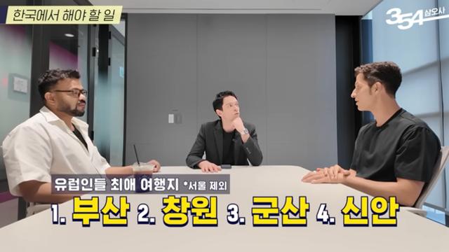 서울 제외 유럽인들 최애 한국 여행지 TOP4