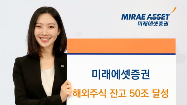 미래에셋증권, 해외주식 잔고 50조원 돌파