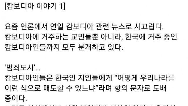 캄보디아 현지교민이 보는 지금 상황 팩트....jpg