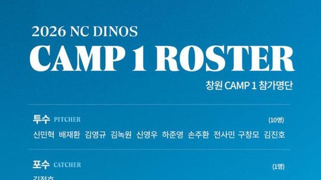 NC다이노스, 2026 시즌 대비 'CAMP 1' 돌입…창원·일본 오키나와서 훈련 진행