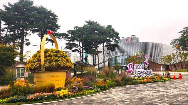 부산시민공원, 가을 맞아 국화 포토존 조성 개방