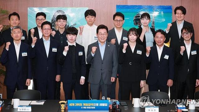 대통령 만난 게임업계 