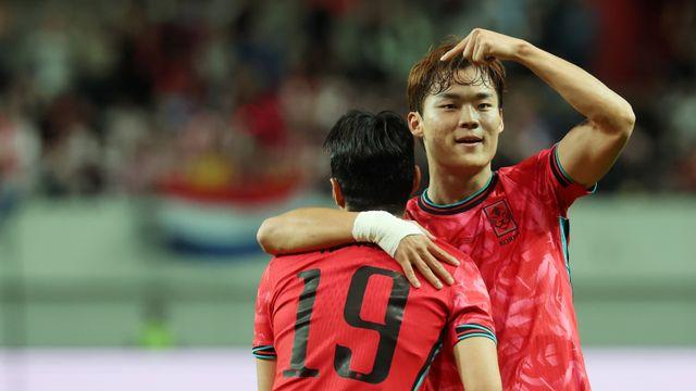‘척하면 척’ 눈 안 봐도 안다…‘01 듀오’ 오현규 “강인이가 볼 잡으면 확신 생겨” [IS 상암]