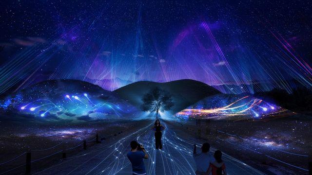 APEC 열리는 경주 빛으로 피어난다…대릉원서 미디어아트 상영