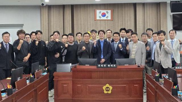 경기도의회 황대호 위원장, 한국대학축구연맹 ‘축구 활성화’ 정담회