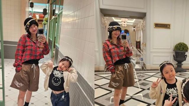 '하하♥' 별, 막내딸 정말 많이 컸네…눈에서 꿀이 '뚝뚝' [★해시태그]