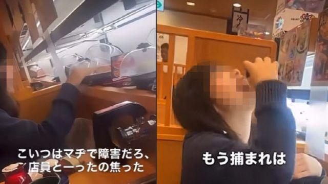 회전초밥 손으로 만지고 침 묻혀 “전량 폐기”…日 ‘발칵’