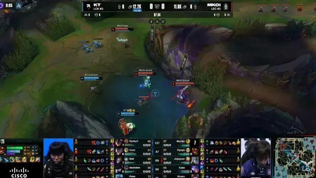 WORLDS) KOI VS KT 0:1 후푸평점