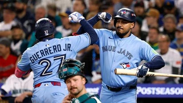 홈런 5방 '쾅쾅쾅쾅쾅!' 토론토, ALCS 3차전서 시애틀 13-4 대파…1·2차전 '홈 2연패' 만회