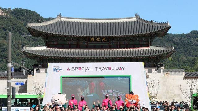 관광공사, '오징어 게임' 게임데이…외국인 관광객 즐겨