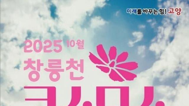 고양시 덕양구, ‘2025년 창릉천 코스모스축제’ 개막