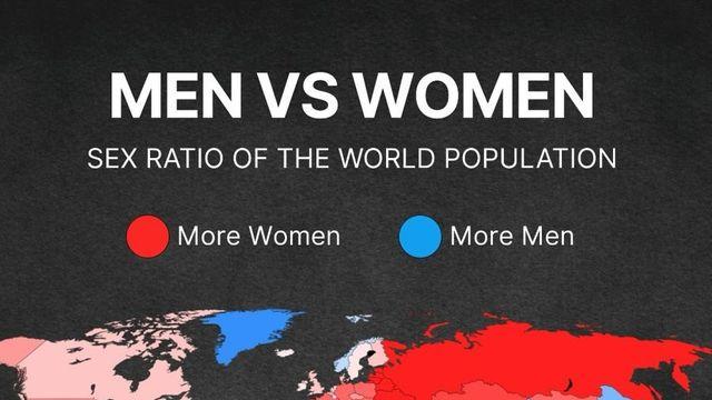 전세계 국가별 남녀 성비