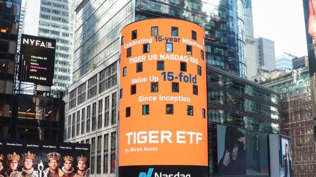 'TIGER 미국나스닥100 ETF' 상장 15주년…기념이벤트 진행