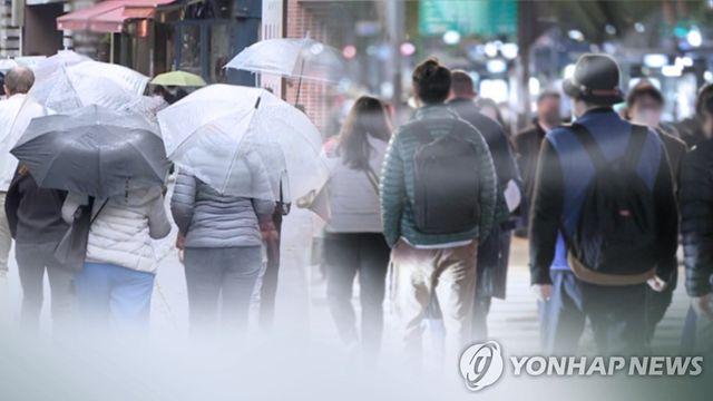강원 흐리고 비…영동지역 최대 40mm