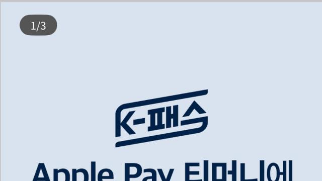 애플페이 K-패스 들어오는듯