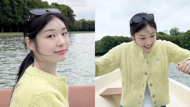 ‘결혼 3년차’ 김연아, ♥고우림과 파리 여행 중?…청순미 눈길  [RE:스타]