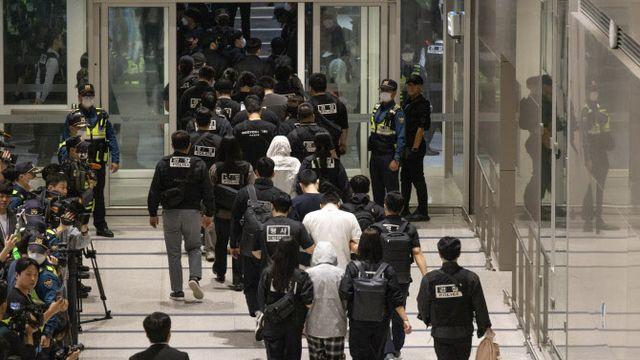'캄보디아 구금' 송환자 중 리딩방 사기 통장 명의자 포함