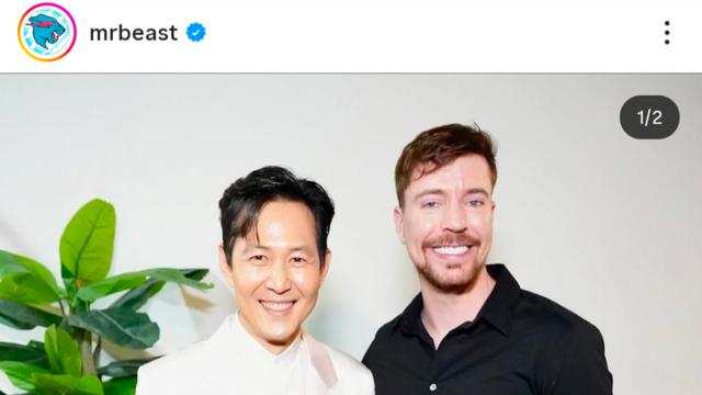 미스터비스트 인스타에 등장한 한국 배우 