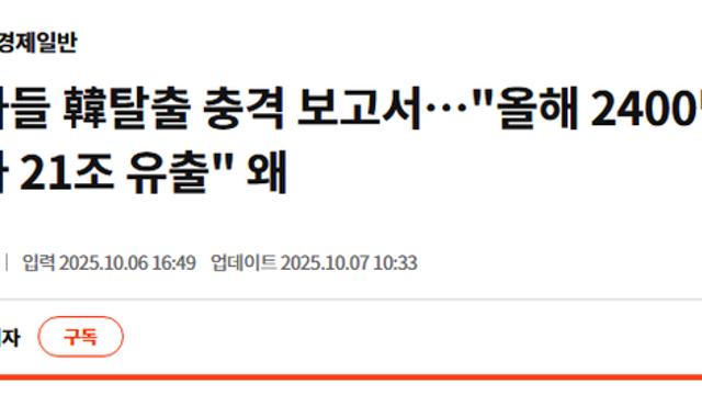 찢포티 배급견들이 바라던 대한민국 근황