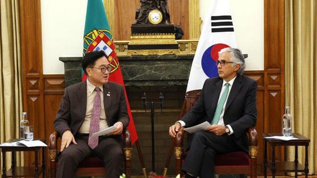 우 의장, 포르투갈 국회 의장 만나 