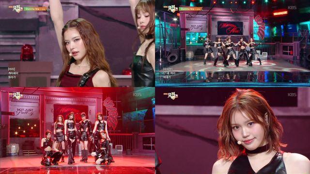 “Mamma Mia!” 이즈나, 데뷔 첫 지상파 1위 … ‘뮤직뱅크’ 트로피 품었다