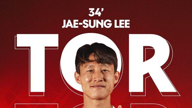 이재성 리그 1호골 기록했지만... 마인츠는 레버쿠젠에 3-4 패배