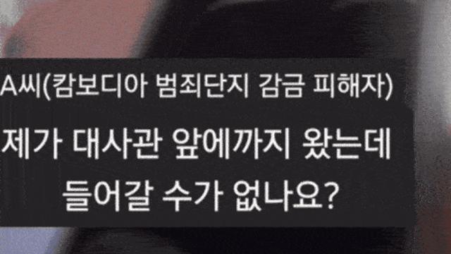 범죄단지 탈출해 대사관까지 왔지만…