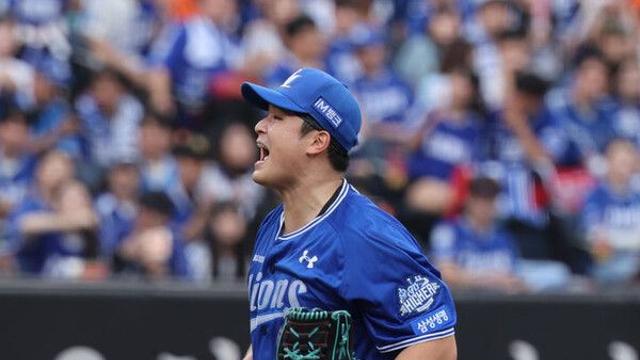 최원태 7이닝 1실점 완벽투…삼성, 2차전서 한화 제압 '반격의 1승'[PO]