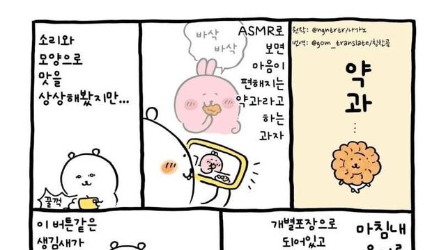 농담곰 작가의 한국 음식 후기