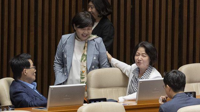 범여 법사위원들, 국힘 '추미애 방지법'에 