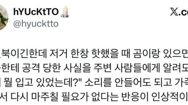 단둘이 숲속에 갇히게 된다면? ‘남자 vs 곰’