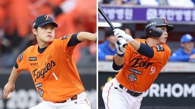 큰 무대에 강한 한화 '쌍문 듀오', 7년 만의 가을야구 승리 주역으로