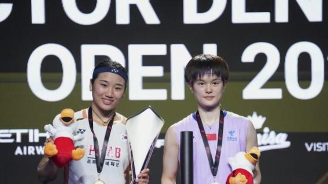 中 자존심 와르르 무너트렸다!…안세영, 세계 2위 왕즈이 2-0 완파→덴마크 오픈 우승+14승 4패 '맹폭'