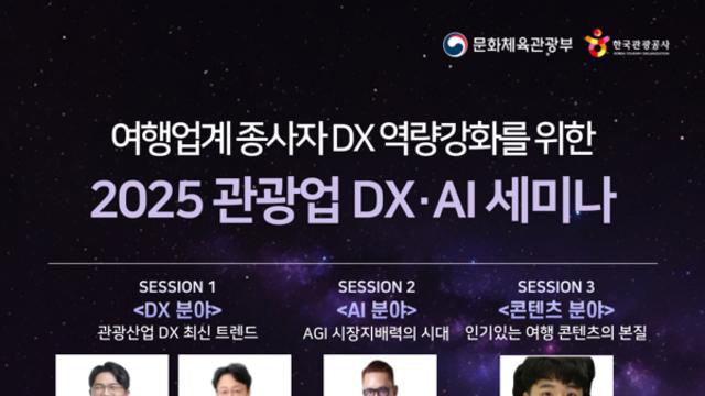 한국관광공사, 2025 관광산업 디지털전환·인공지능 세미나 개최