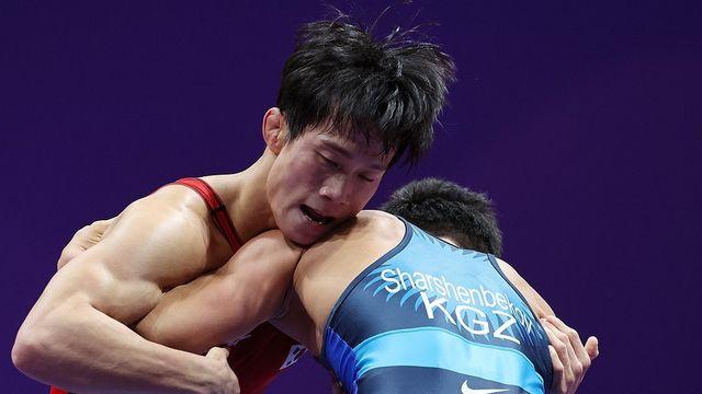 [전국체전] '한국 레슬링의 희망' 정한재, 체급 올려 67㎏급 제패