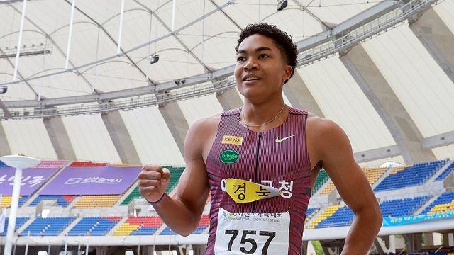 [전국체전] 나마디 조엘진, 100ｍ 이어 200ｍ도 우승…