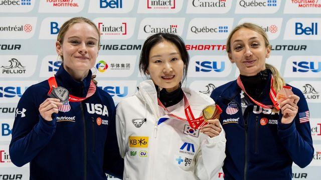 쇼트트랙 최민정, 2차 월드투어 1,500ｍ 금…혼성계주는 은메달