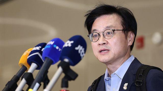 '방미 귀국' 산업장관 