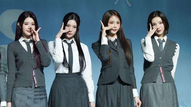 [포토] 하츠투하츠 에이나·주은·카르멘·지우, 다시 칼각으로 돌아온 소녀들