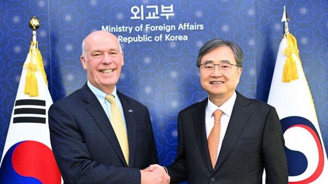 조현 장관,  美 몬태나 주지사 만나 