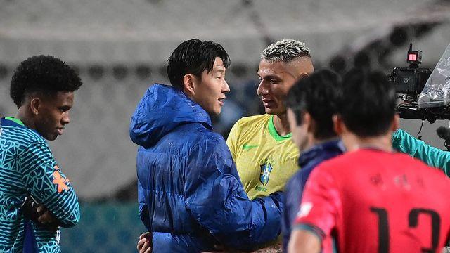 '쏘니, 쏘니! 안아보자' 한국 와서 SON 포옹까지 했는데…바로 주전 뺏겼다→히샬리송, 20세 텔에게 밀려+2G 연속 교체 신세